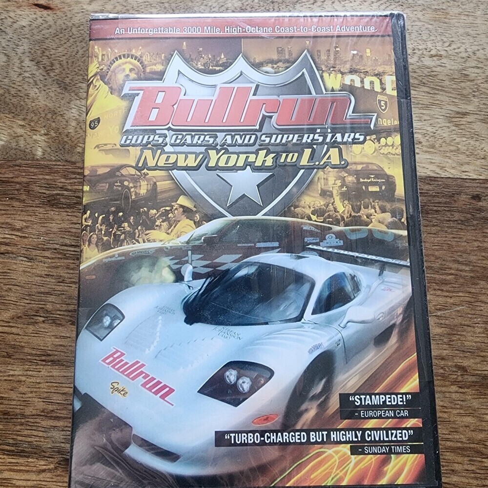 Bullrun Cops Cars Superstars New York To LA DVD Hayden Christensen Carl Lewis